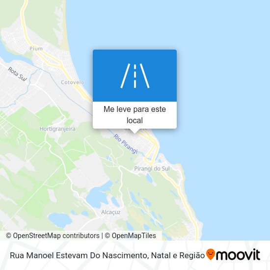 Rua Manoel Estevam Do Nascimento mapa