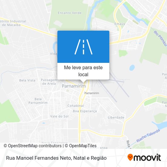 Rua Manoel Fernandes Neto mapa
