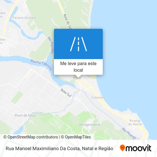 Rua Manoel Maximiliano Da Costa mapa