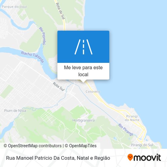 Rua Manoel Patrício Da Costa mapa