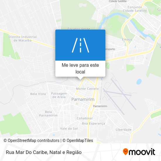 Rua Mar Do Caribe mapa