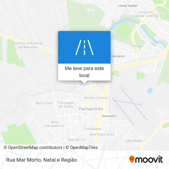 Rua Mar Morto mapa