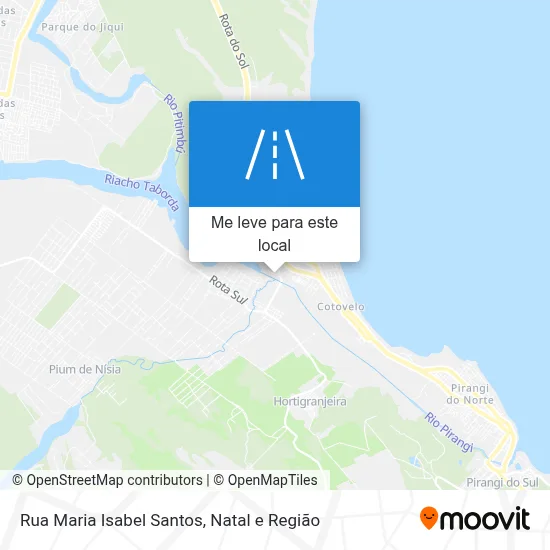 Rua Maria Isabel Santos mapa