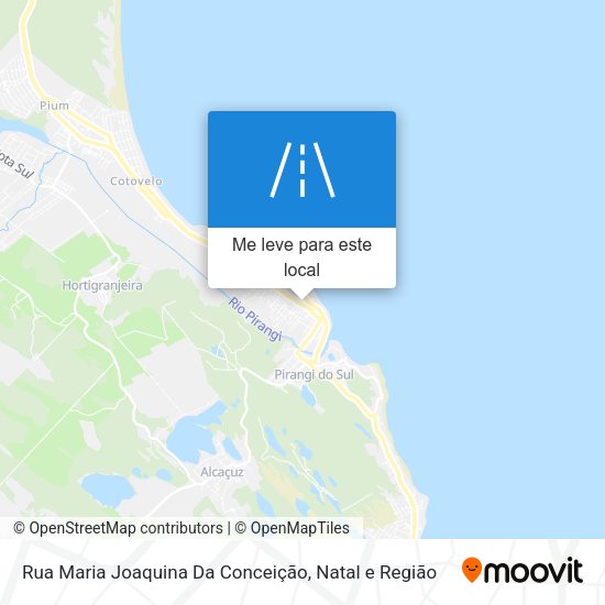 Rua Maria Joaquina Da Conceição mapa