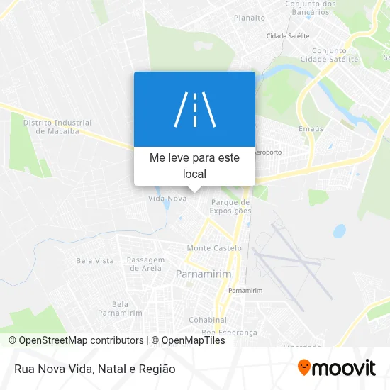 Rua Nova Vida mapa