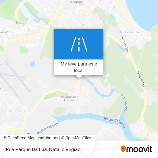 Rua Parque Da Lua mapa