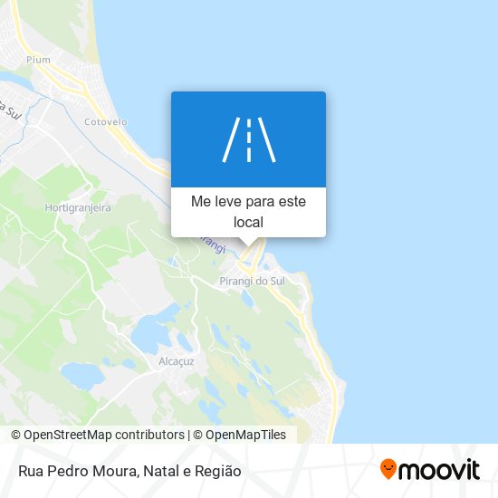 Rua Pedro Moura mapa