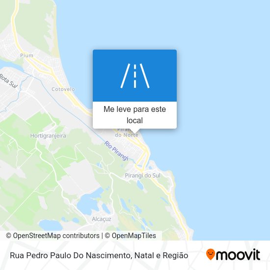 Rua Pedro Paulo Do Nascimento mapa