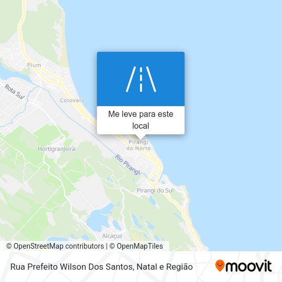 Rua Prefeito Wilson Dos Santos mapa