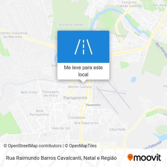 Rua Raimundo Barros Cavalcanti mapa