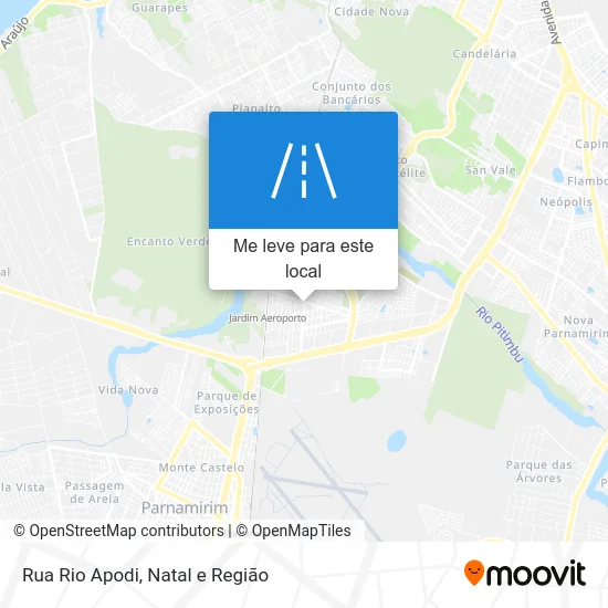 Rua Rio Apodi mapa