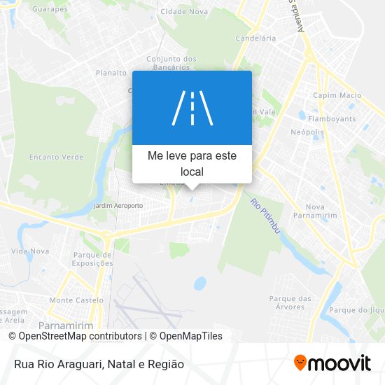 Rua Rio Araguari mapa