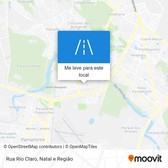 Rua Rio Claro mapa