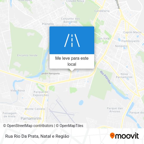 Rua Rio Da Prata mapa