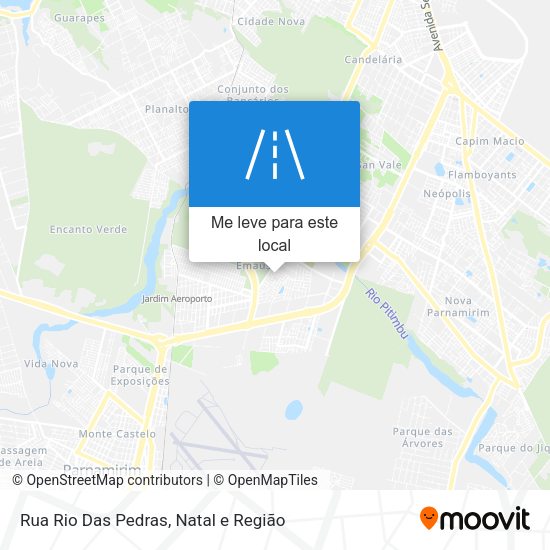 Rua Rio Das Pedras mapa