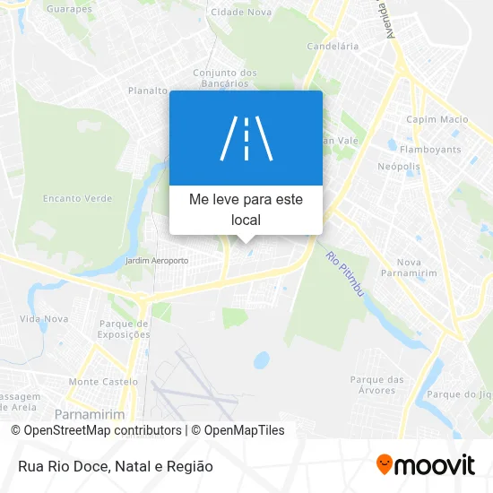 Rua Rio Doce mapa