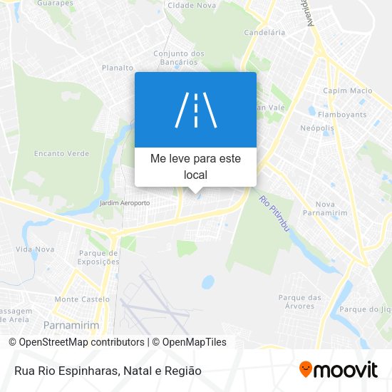 Rua Rio Espinharas mapa