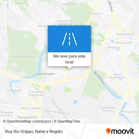 Rua Rio Grajaú mapa