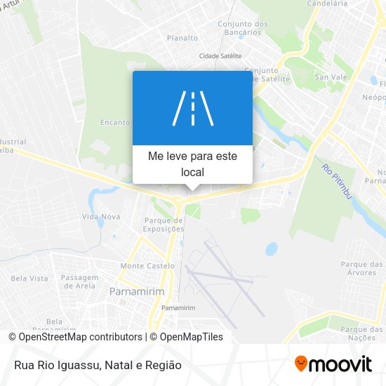 Rua Rio Iguassu mapa