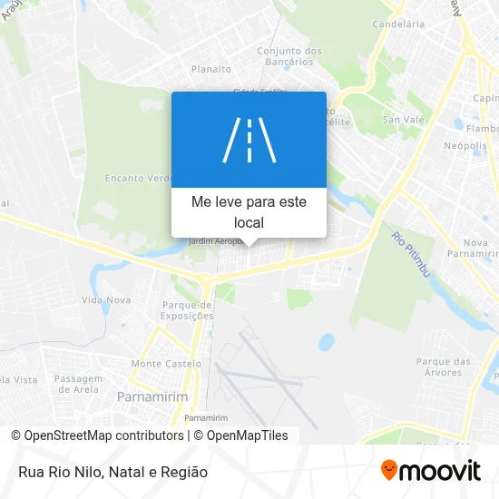 Rua Rio Nilo mapa