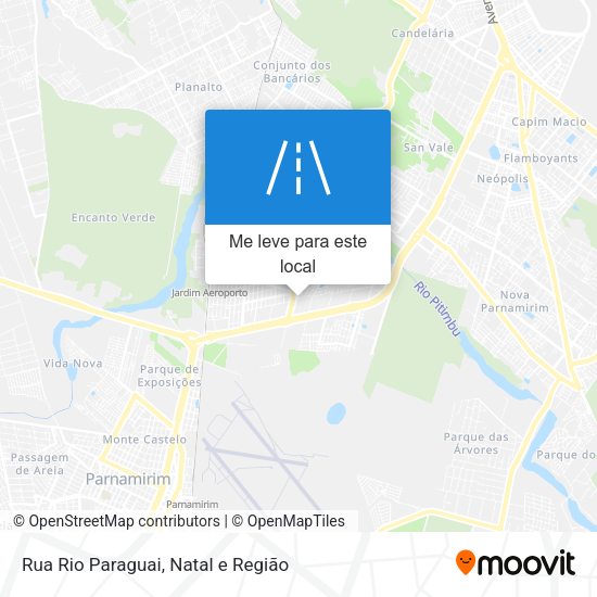 Rua Rio Paraguai mapa