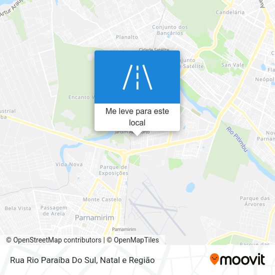 Rua Rio Paraíba Do Sul mapa