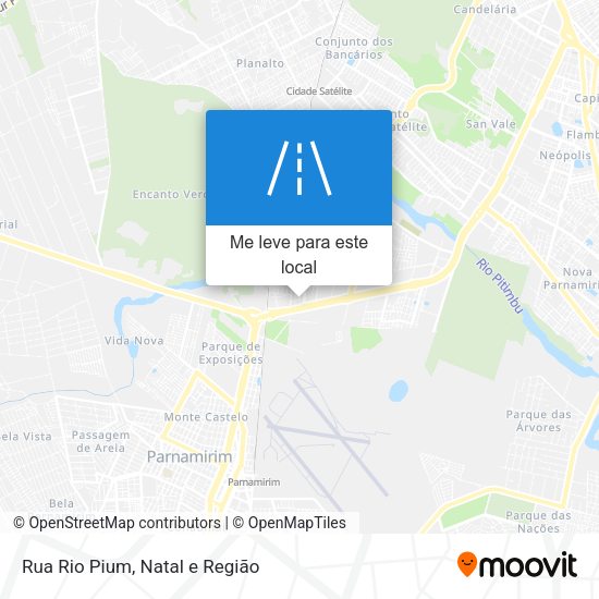 Rua Rio Pium mapa