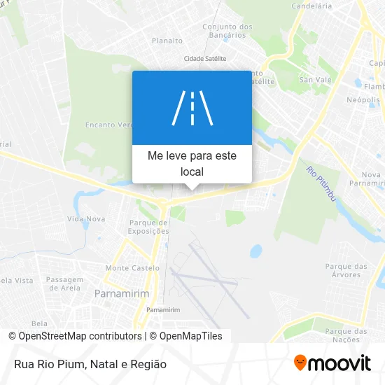 Rua Rio Pium mapa