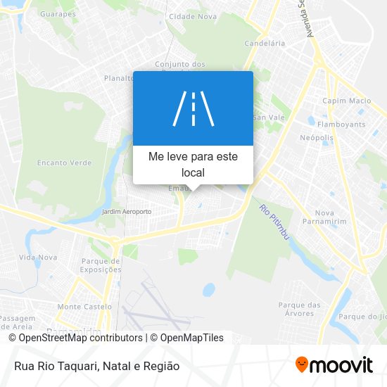 Rua Rio Taquari mapa