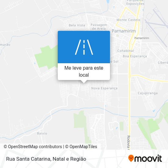 Rua Santa Catarina mapa