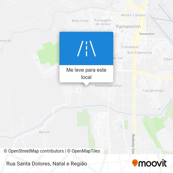 Rua Santa Dolores mapa