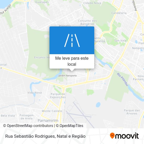 Rua Sebastião Rodrigues mapa
