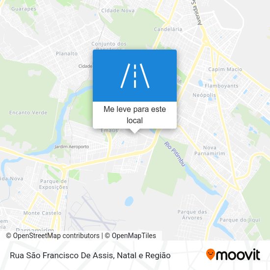 Rua São Francisco De Assis mapa