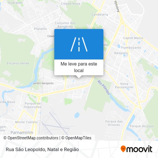 Rua São Leopoldo mapa