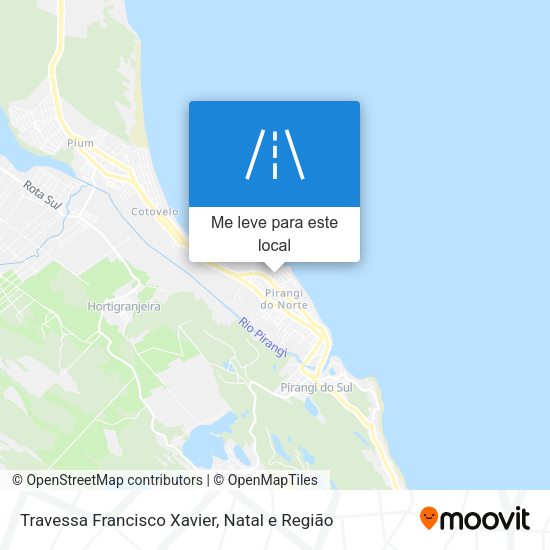 Travessa Francisco Xavier mapa