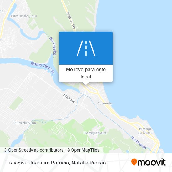 Travessa Joaquim Patrício mapa