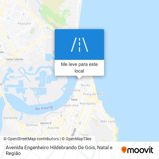 Avenida Engenheiro Hildebrando De Góis mapa