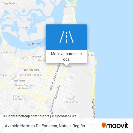 Avenida Hermes Da Fonseca mapa