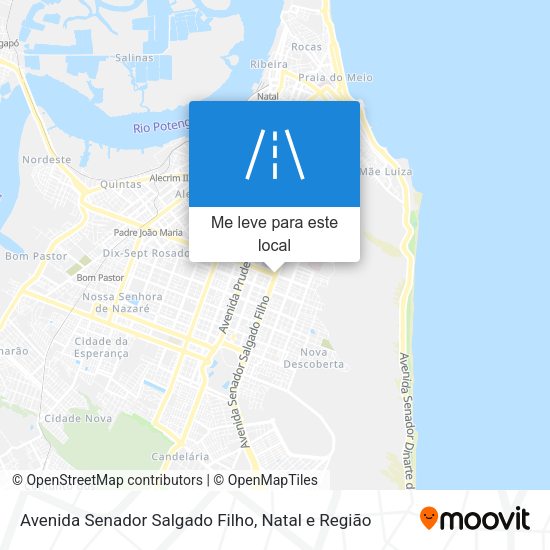 Avenida Senador Salgado Filho mapa