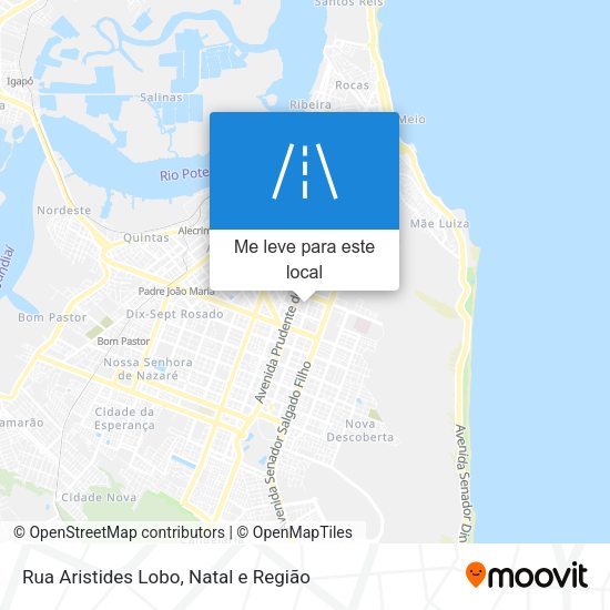 Rua Aristides Lobo mapa
