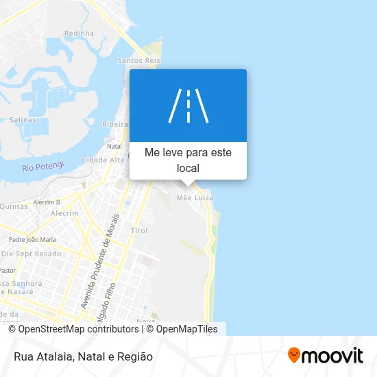 Rua Atalaia mapa