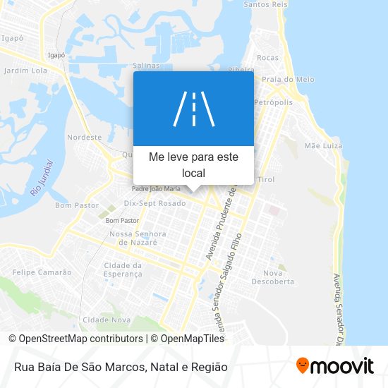 Rua Baía De São Marcos mapa