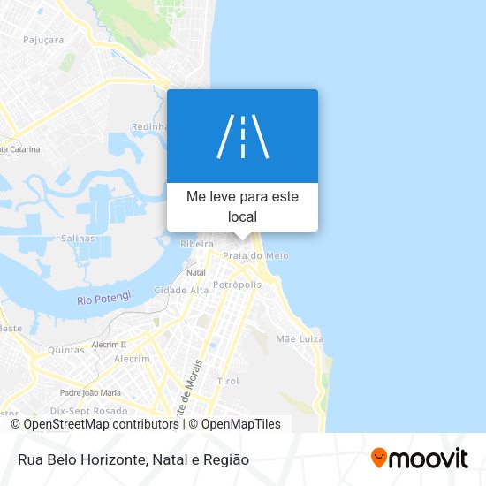 Rua Belo Horizonte mapa
