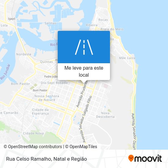 Rua Celso Ramalho mapa