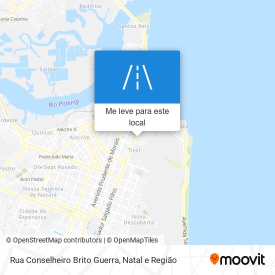 Rua Conselheiro Brito Guerra mapa