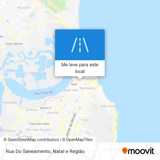 Rua Do Saneamento mapa