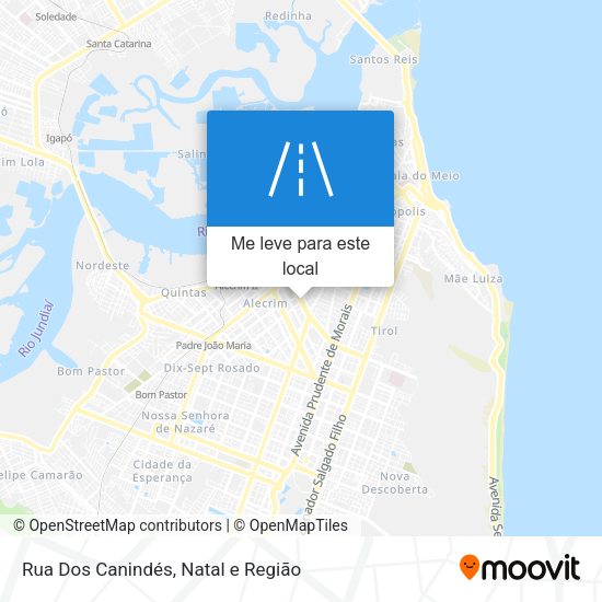 Rua Dos Canindés mapa