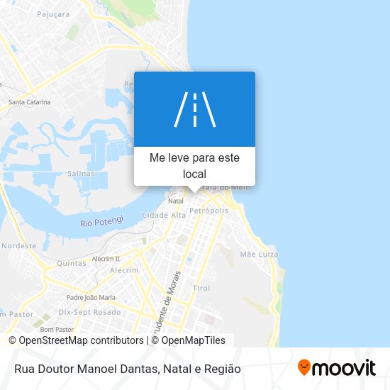 Rua Doutor Manoel Dantas mapa