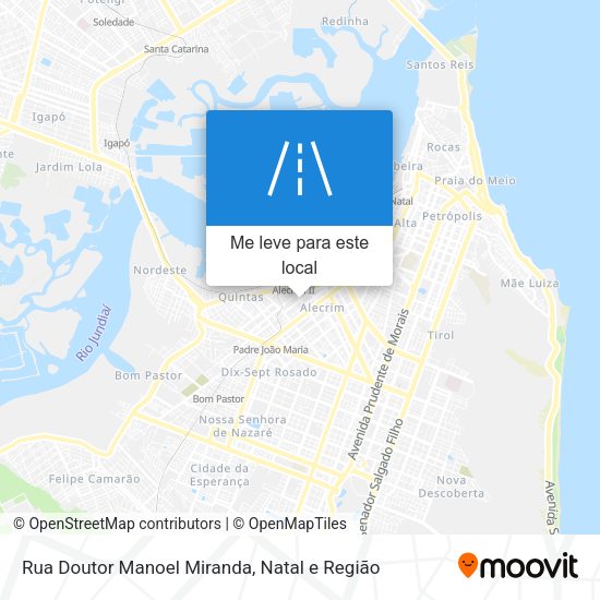 Rua Doutor Manoel Miranda mapa