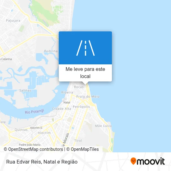 Rua Edvar Reis mapa